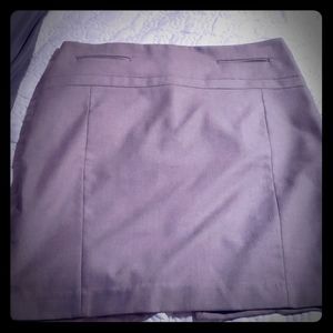 Brown herringbone skirt